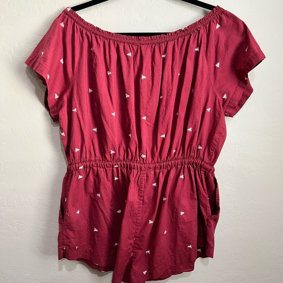 Intimately Free People Burgundy Romper, Size Medium - Picture 4 of 6